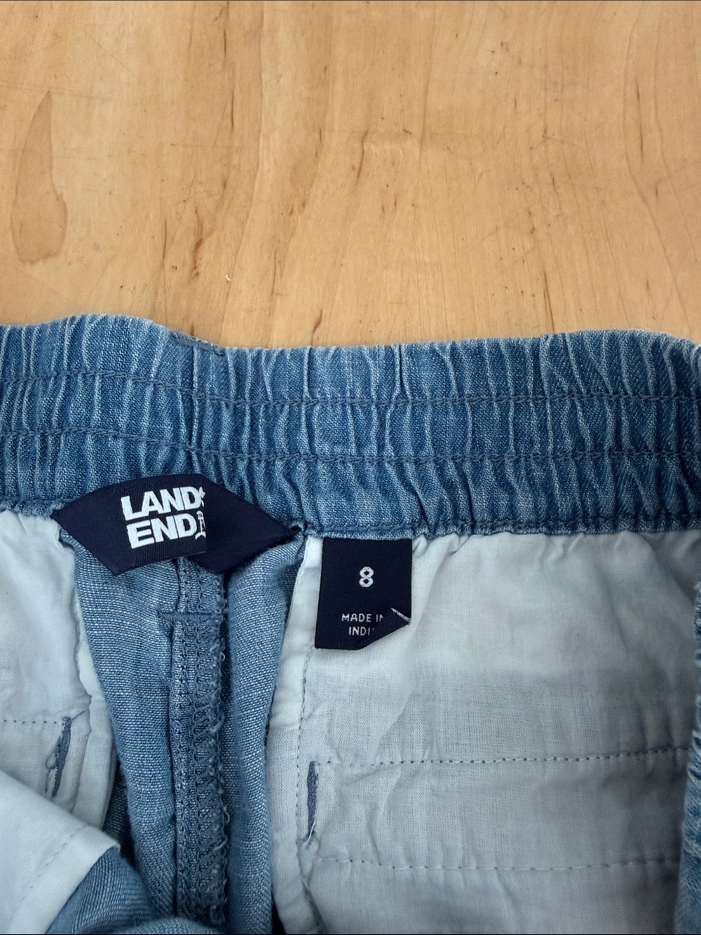 Lands' End Light Blue Denim Set - Picture 3 of 7